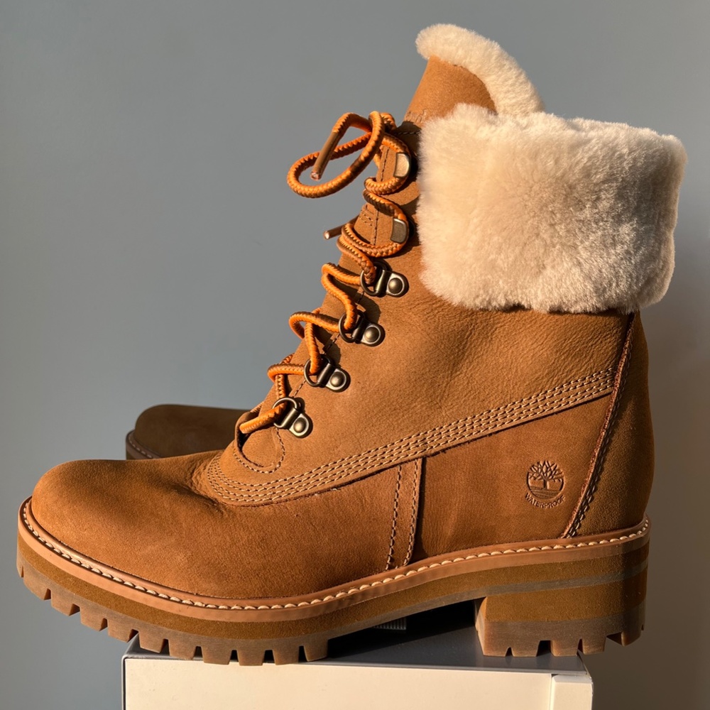 Timberland Courmayeur Valley 6-in Waterproof Faux Fur Boots